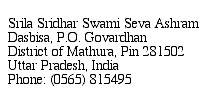 Govardhan Address